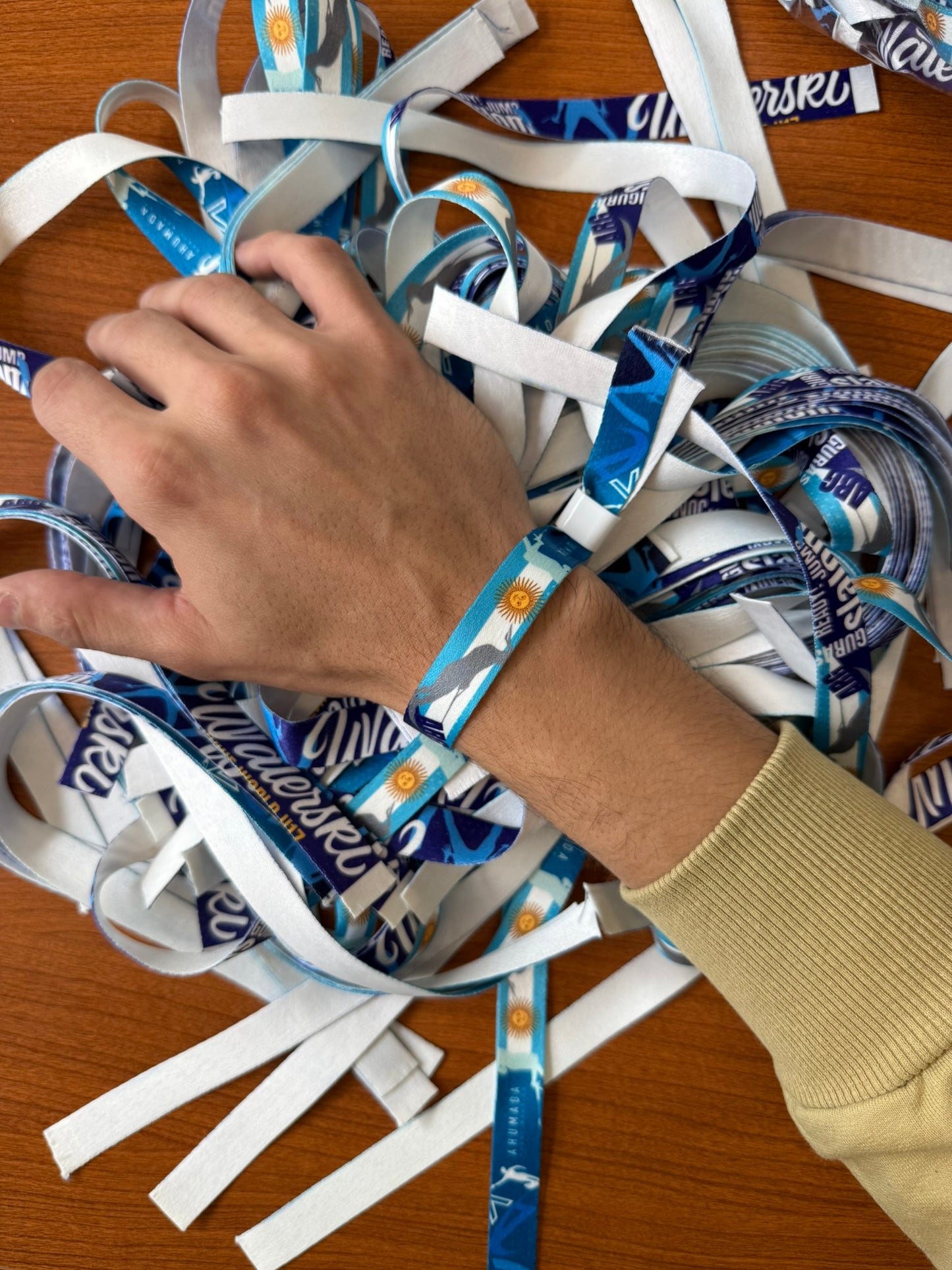 100 Pulseras Para Eventos Full Color HD